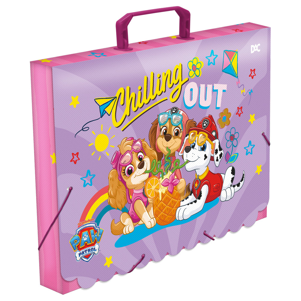 Maleta com Alça - Patrulha Canina Fem 36x26cm Dac - 5441