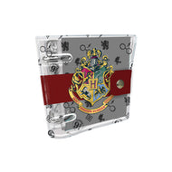 Mini Fichário Pvc Cristal com 80 Folhas 90g/m² Fechamento em Botão - Harry Potter 10,5x11,5cm Dac - 5351