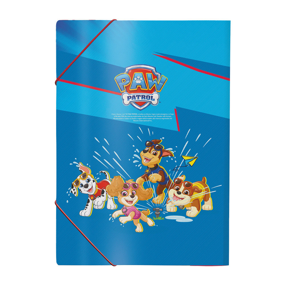 Pasta Aba Elástica Ofício sem Lombo - Patrulha Canina Masc Dac 33,2x23,2cm Dac - 5448