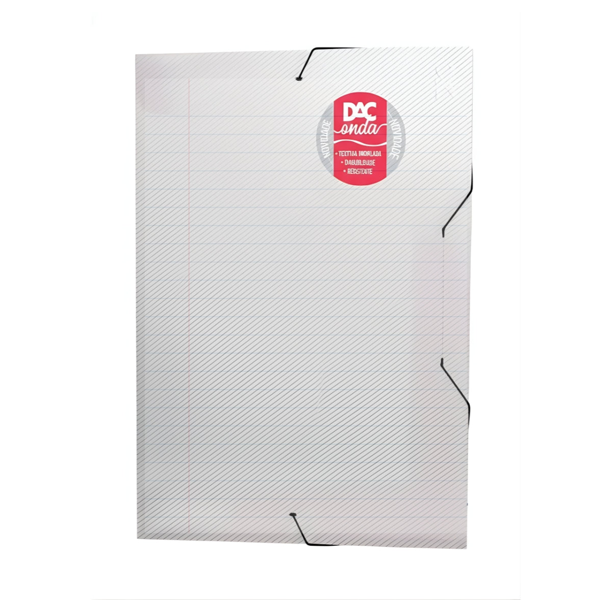 Pasta Aba Elastica Dac 332x232mm - Transparente Dac - 204pp-tr
