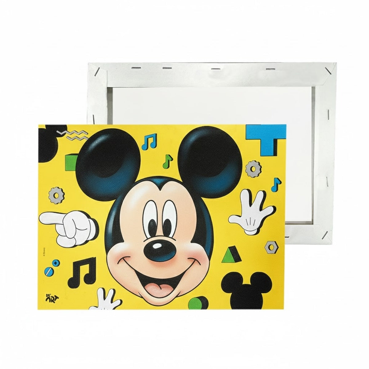 Tela para Pintura Guache com 1 Pincél e 6 Cores - Mickey Dac - 5334