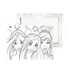 Tela para Pintura Guache com 1 Pincél e 6 Cores - Princesas Dac - 5336
