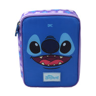 Estojo Box em Tecido com Divisória - Stitch 22x17cm Dac - 5575