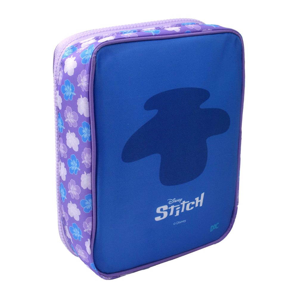 Estojo Box em Tecido com Divisória - Stitch 22x17cm Dac - 5575