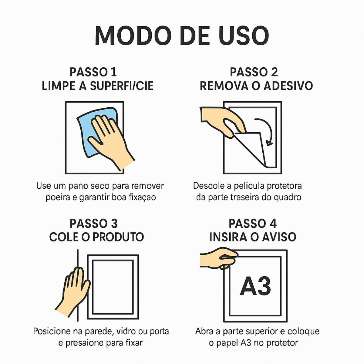 Porta Informativo A3 em Acrilico Dac - 1616