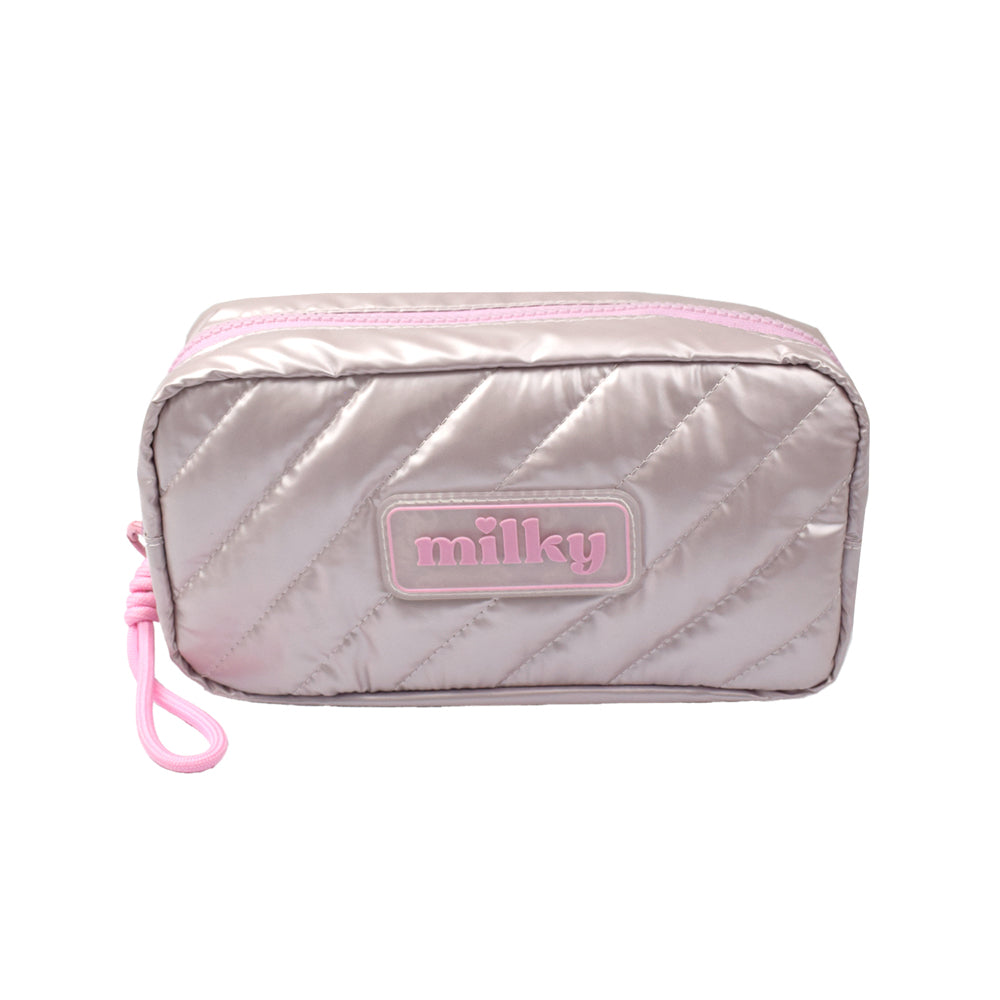 Estojo Perolado com 1 Zíper - Milky 21x11cm Dac - 5522