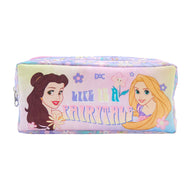 Estojo Duplo com 2 Zíperes em Tecido - Princesas 19,5x8,7cm Dac - 5452