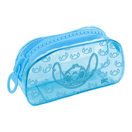 Estojo Pvc Cristal com Zíper Tratorado - Stitch 21x10,5cm Dac - 5576