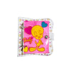 Mini Fichário Pvc Cristal com 80 Folhas 90g/m² Fechamento em Botão - Looney Tunes 11x14cm Dac - 5510