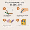 Giz de Cera Ponta Dupla com 12 Cores Dac - 5250