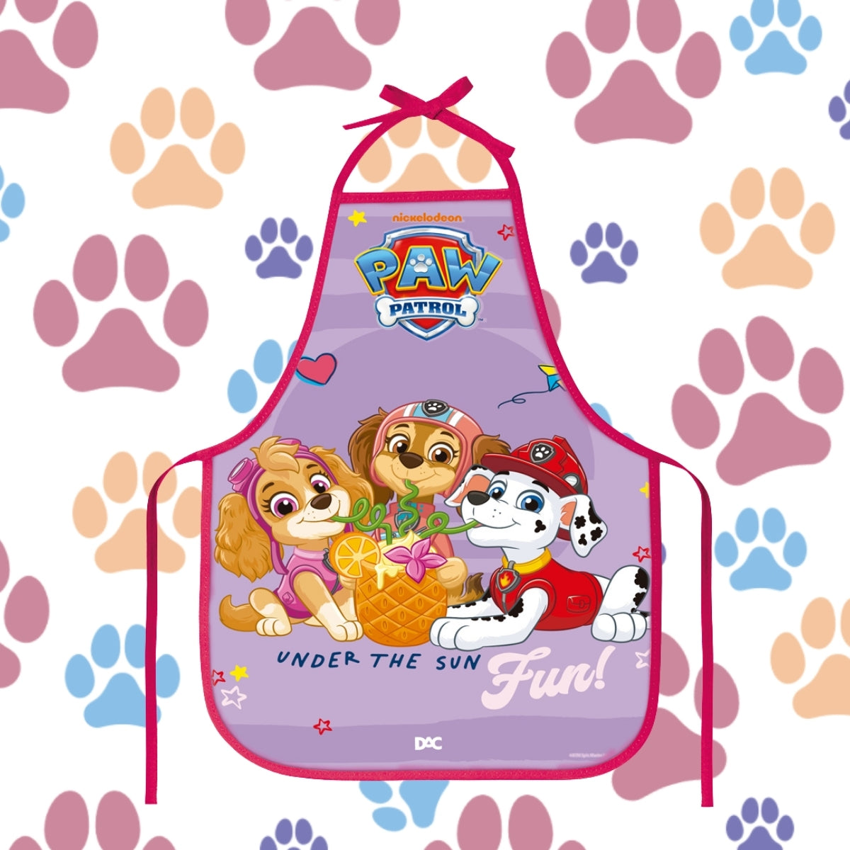 Avental Infantil Pvc - Patrulha Canina Fem 49x39cm Dac - 5437