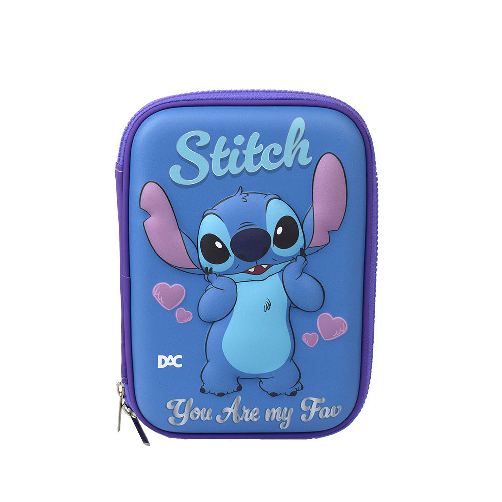 Estojo 3d com 1 Zíper - Stitch 22x15cm Dac - 5574
