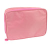 Estojo Box em Tecido com Divisória Rosa 22x17cm Dac - 4356