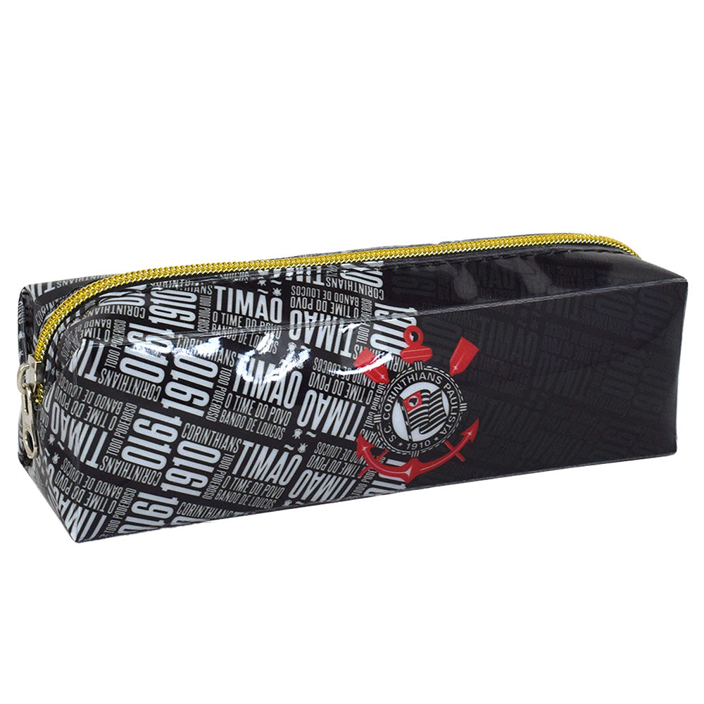 Estojo M Pvc Cristal - Corinthians 18,7x5,3cm Dac - 5274