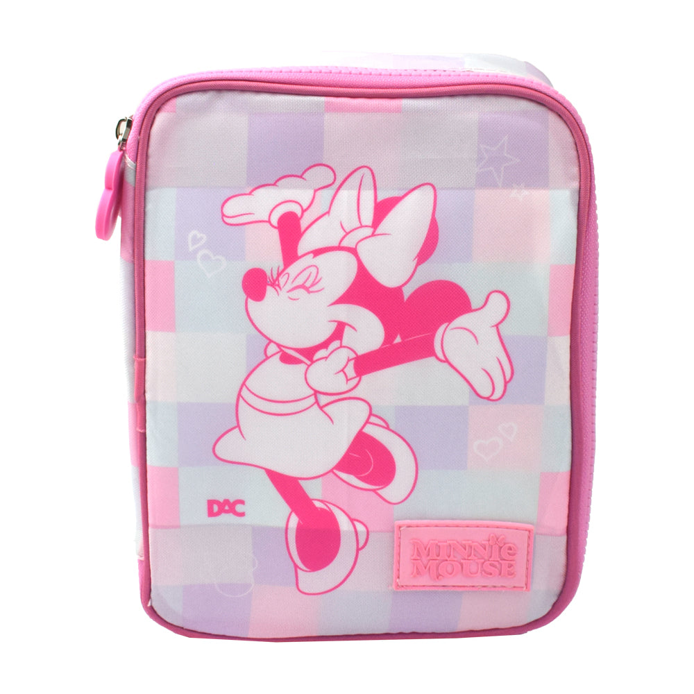 Estojo Box em Tecido com Divisória - Minnie 22x17cm Dac - 5527