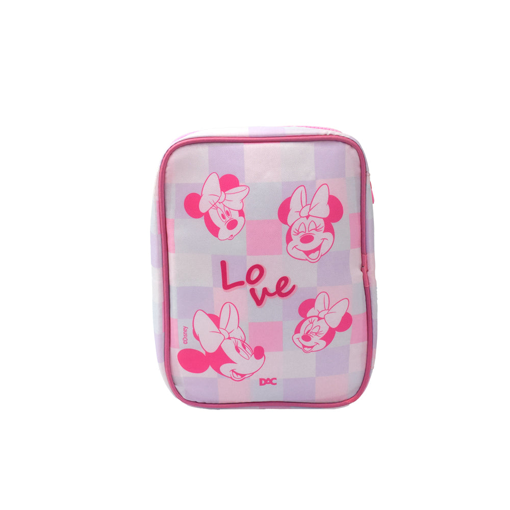 Estojo Box em Tecido com Divisória - Minnie 22x17cm Dac - 5527