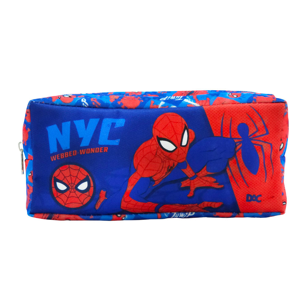 Estojo Duplo com 2 Zíperes em Tecido - Homem Aranha 19,5x8,7cm Dac - 5428