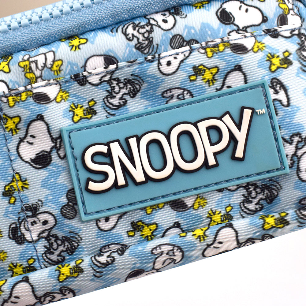Estojo Transversal em Tecido - Snoopy 21,5x8,5cm Dac - 5553