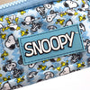 Estojo Transversal em Tecido - Snoopy 21,5x8,5cm Dac - 5553