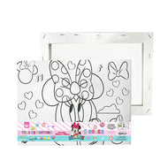 Tela para Pintura Guache com 1 Pincél e 6 Cores - Minnie Dac - 5335
