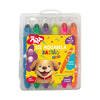 Giz de Cera Retrátil Aquarela Neon com 6 Cores Dac - 5247