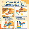 Guache Bastão com 6 Cores Dac - 5248