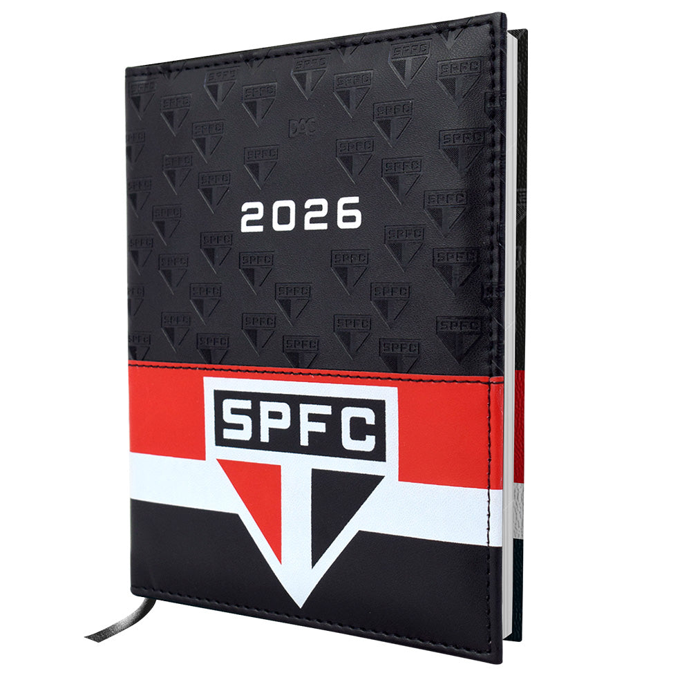 Agenda 2026 com 336 Páginas e Fita Marca Página - São Paulo Fc A6 10,2x13,9cm 60g/m² Dac - 5309
