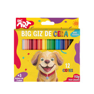 Big Giz de Cera com 12 Cores Dac - 5615