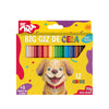 Big Giz de Cera com 12 Cores Dac - 5615