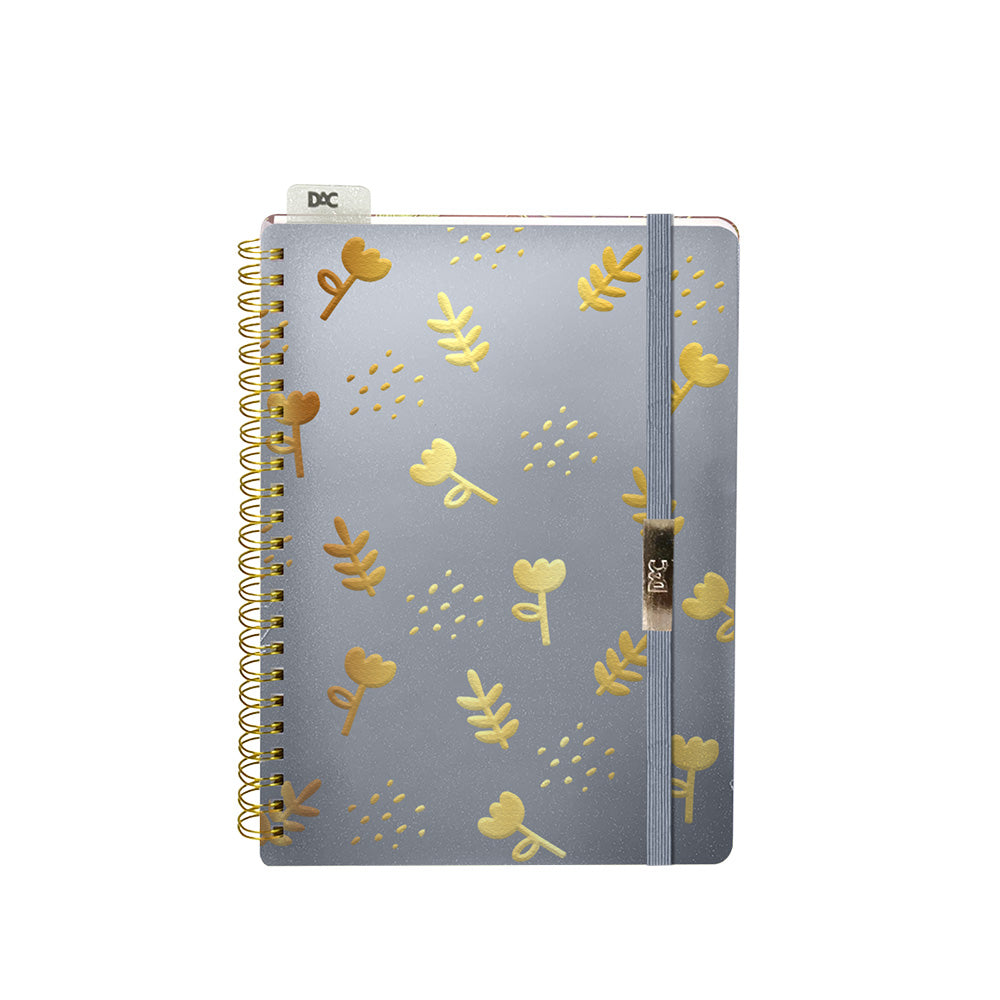 Caderno Espiral em Polipropileno A6 - Lilás 70g/m² Dac - 5280