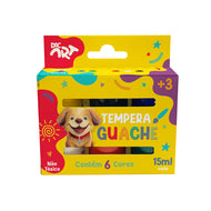 Tempera Guache com 6 Cores Dac - 27004