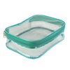 Estojo Baú Gg Pvc Cristal Verde 22,5x16cm Dac - 4350