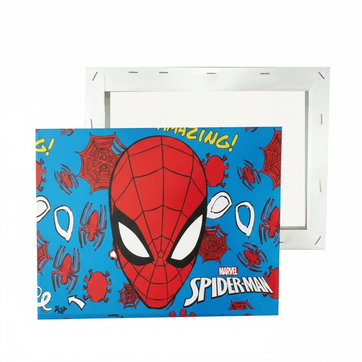 Tela para Pintura Guache com 1 Pincél e 6 Cores - Homem Aranha Dac - 5333