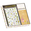 Conjunto de Papelaria 1 Caderno 80 Folhas+ 2 Blocos 50 Folhas Cada + 1 Caneta Dac - 5342