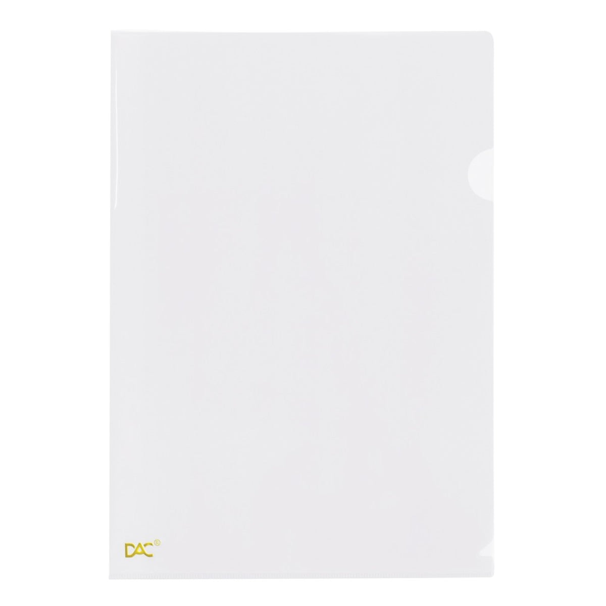 Pasta de Polipropileno em L Dac A4 220x300mm com 10 Unid Dac - 042pp-tr
