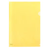 Pasta de Polipropileno em L Dac A4 220x300mm com 10 Unid - Amarelo Dac - 042pp-am