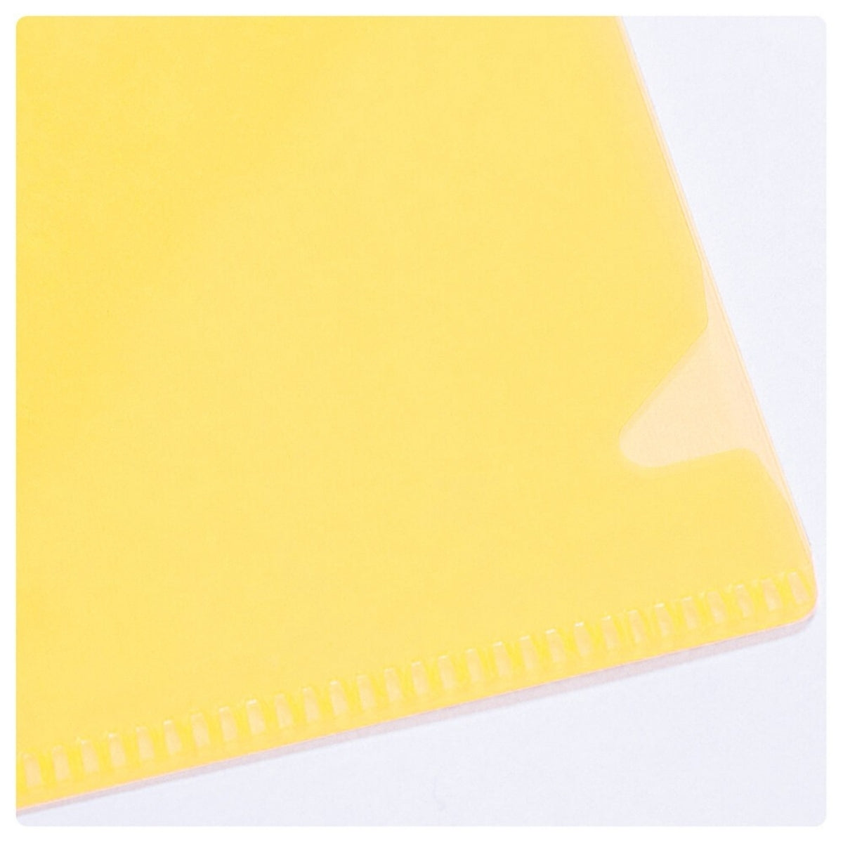 Pasta de Polipropileno em L Dac A4 220x300mm com 10 Unid - Amarelo Dac - 042pp-am