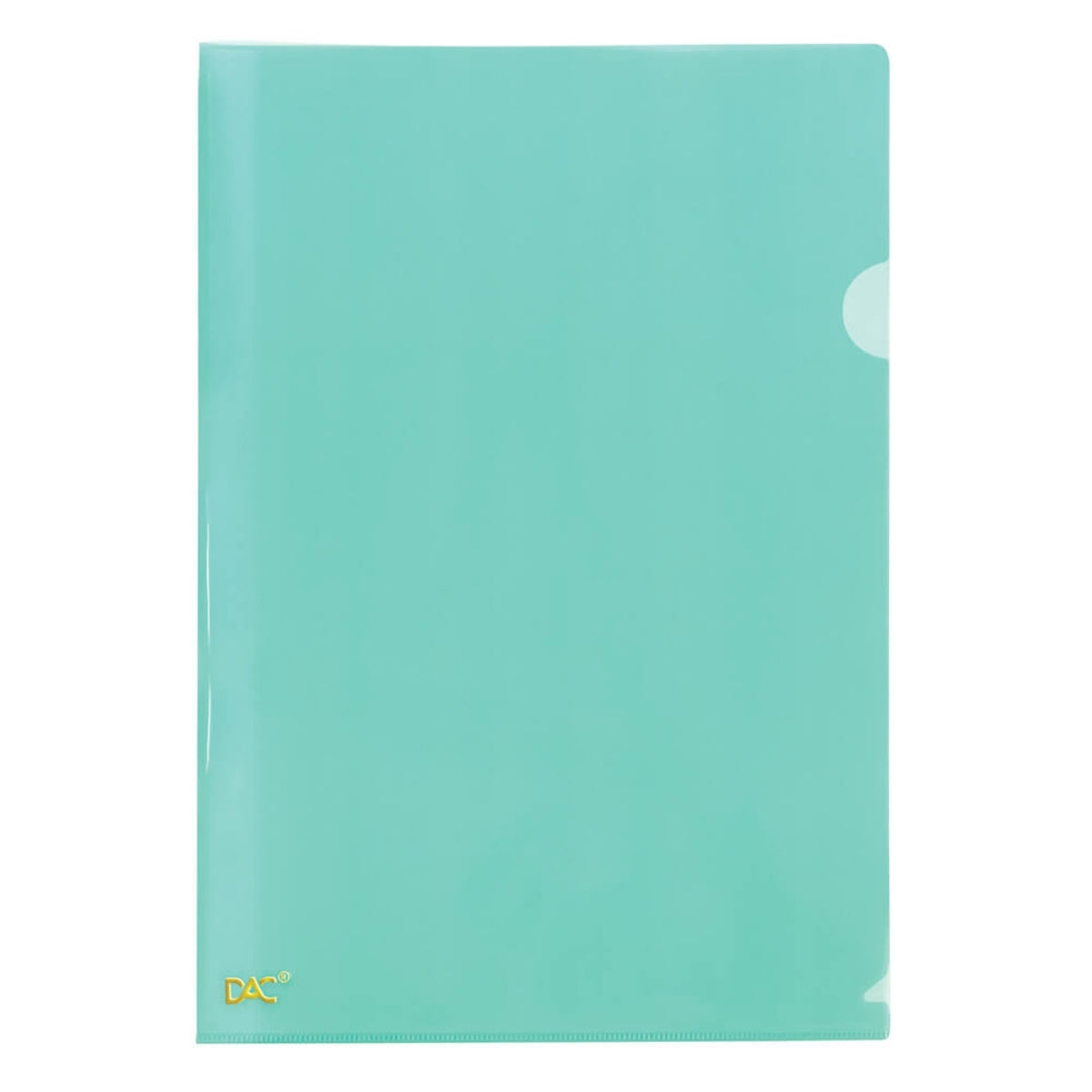 Pasta de Polipropileno em L Dac A4 220x300mm com 10 Unid -verde Dac - 042pp-vd