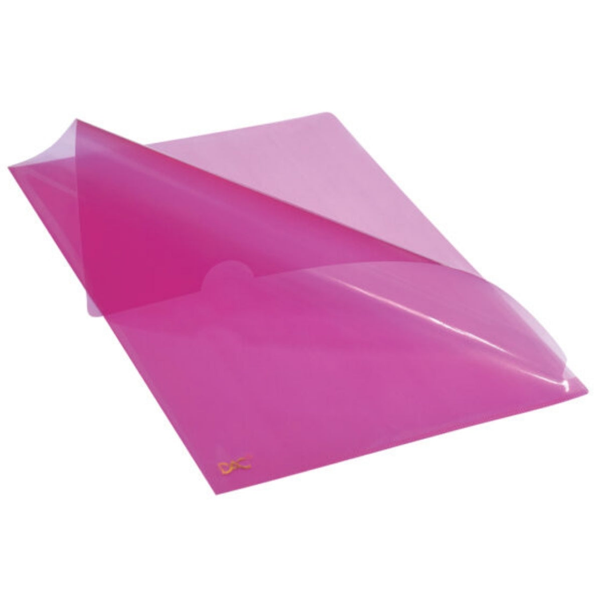 Pasta de Polipropileno em L Dac A4 220x300mm com 10 Unid - Rosa Dac - 042pp-rs