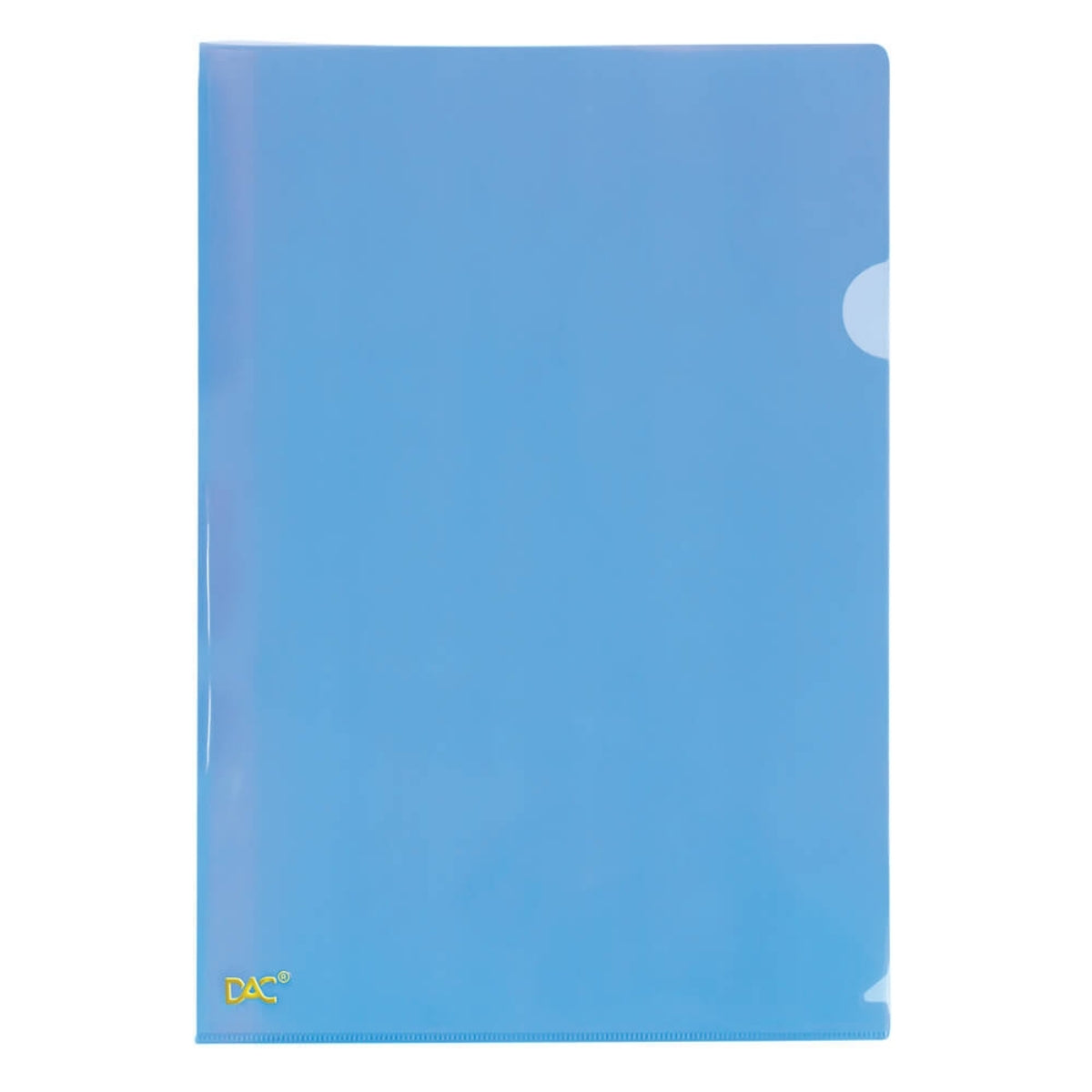 Pasta de Polipropileno em L Oficio Dac 230x325mm com 10 Unid - Azul Dac - 041pp-az