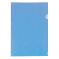 Pasta de Polipropileno em L Oficio Dac 230x325mm com 10 Unid - Azul Dac - 041pp-az
