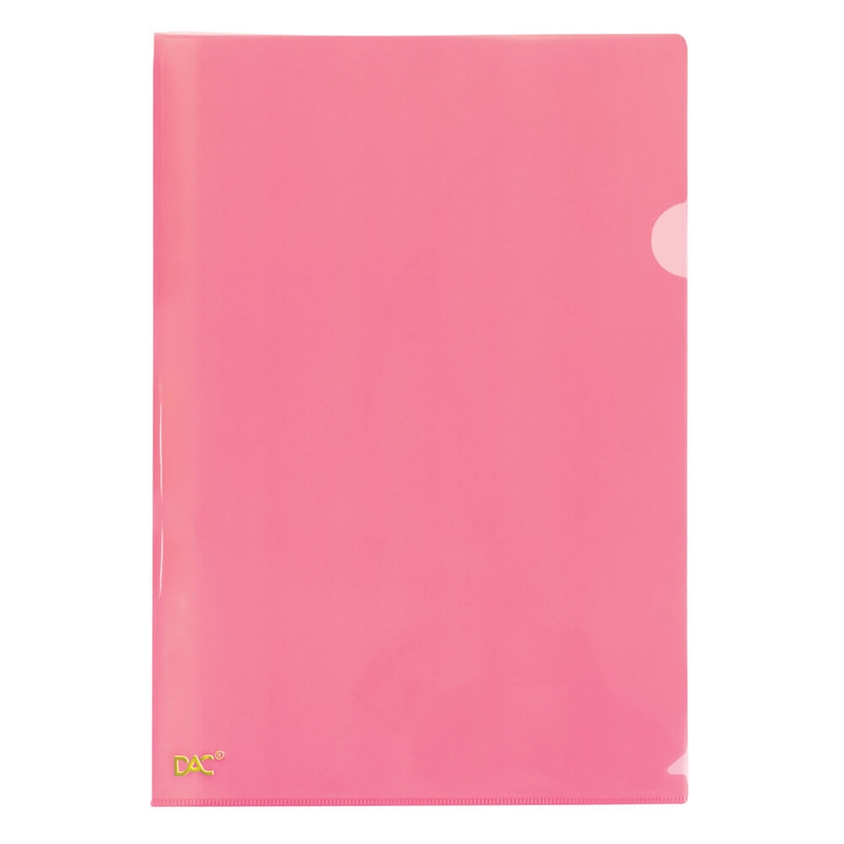 Pasta de Polipropileno em L Oficio Dac 230x325mm com 10 Unid - Vermelho Dac - 041pp-vm