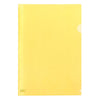 Pasta de Polipropileno em L Oficio Dac 230x325mm com 10 Unid - Amarelo Dac - 041pp-am