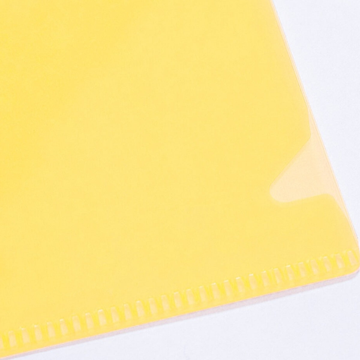 Pasta de Polipropileno em L Oficio Dac 230x325mm com 10 Unid - Amarelo Dac - 041pp-am