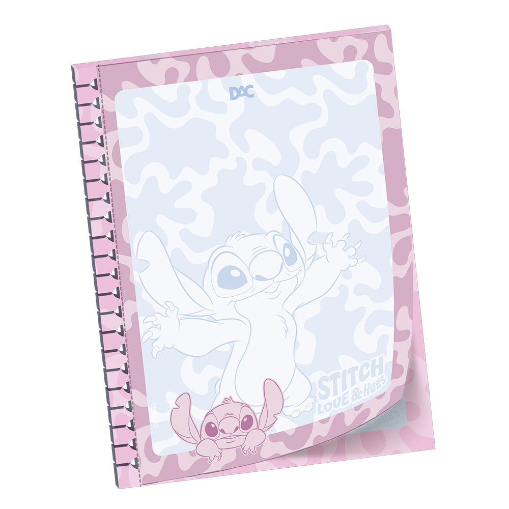 Bloco de Anotações para Caderno Smart Universitário 48 Folhas 90g/m² - Stitch 20x27,5cm Dac - 4598
