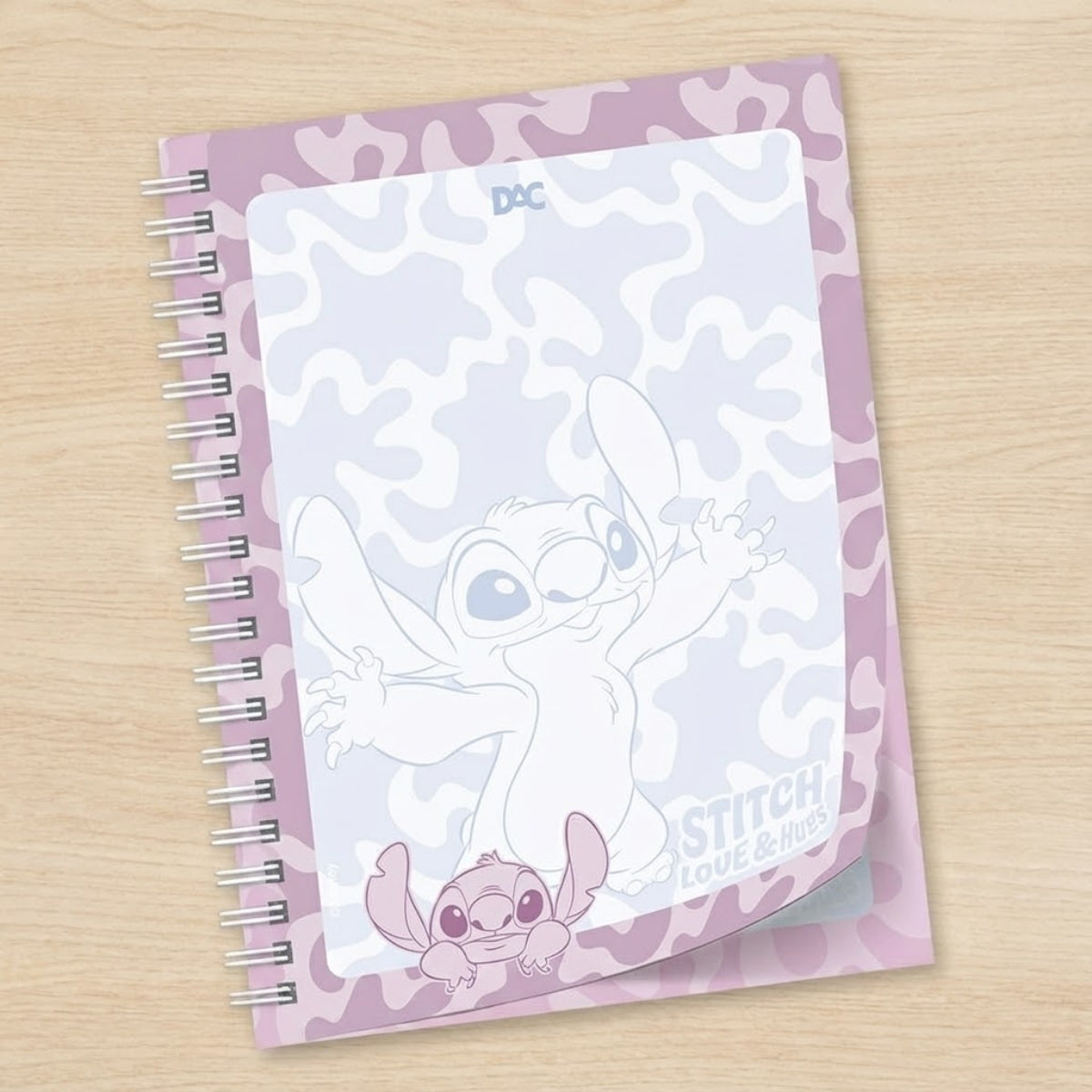 Bloco de Anotações para Caderno Smart Universitário 48 Folhas 90g/m² - Stitch 20x27,5cm Dac - 4598