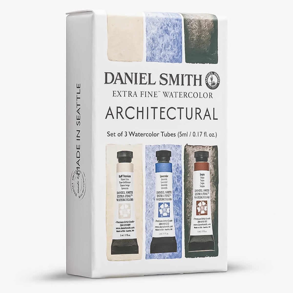 Estojo de Aquarela Daniel Smith Kit Architectural Tubos 5 Ml com 03 Cores
