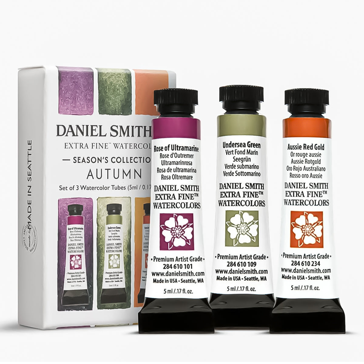 Estojo de Aquarela Daniel Smith Kit Autum Tubos 5ml com 03 Cores