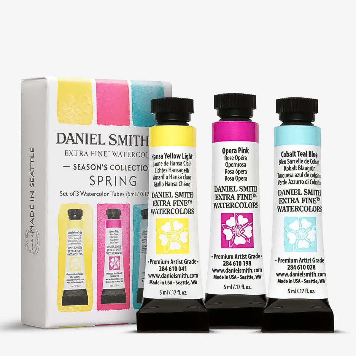 Estojo de Aquarela Daniel Smith Kit Spring Tubos 5ml com 03 Cores