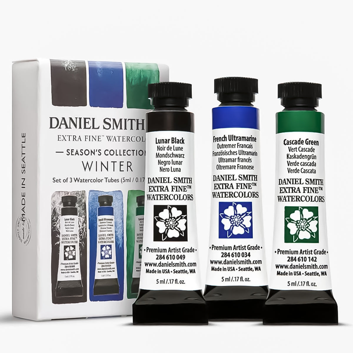 Estojo de Aquarela Daniel Smith Kit Winter Tubos 5ml com 03 Cores 